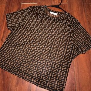 Lace see through top !